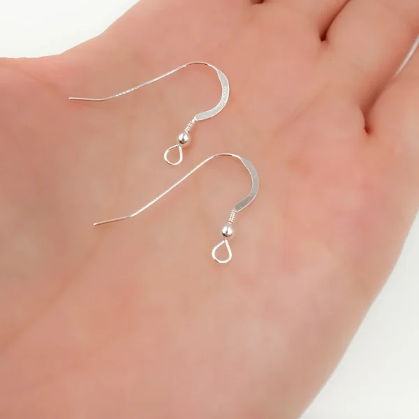 Sterling Silver Earwires - One Pair