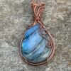 Photo Jan 14 2026, 4 41 28 PM "Frozen Aurora" - Blue Labradorite Pendant
