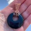 "Love Knot" - Onyx Pendant