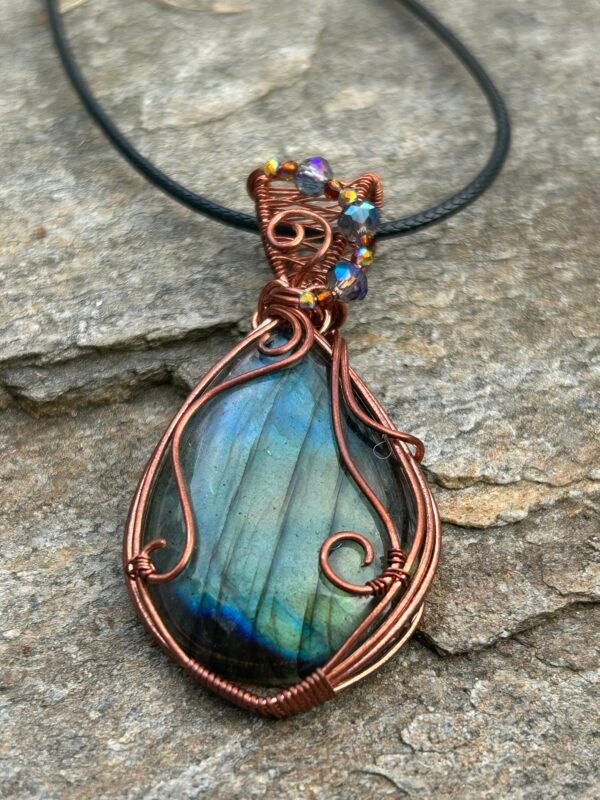 "Autumn Twilight" - Labradorite Pendant