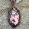 "Periapt of Wound Closure" - Rhodonite Pendant