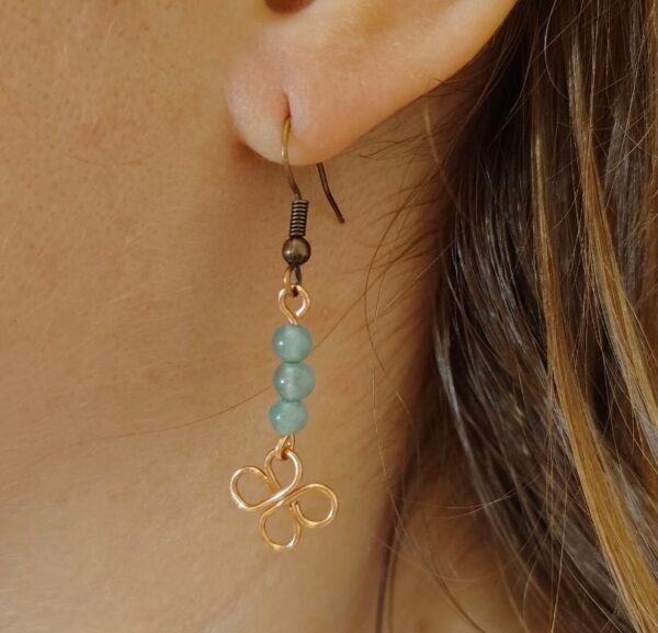 Adventurine Clover Earrings