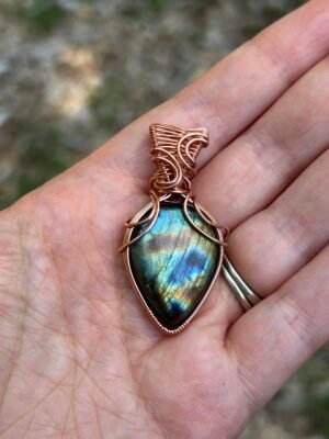 img_1923 “Skipping Stones” - Labradorite Pendant