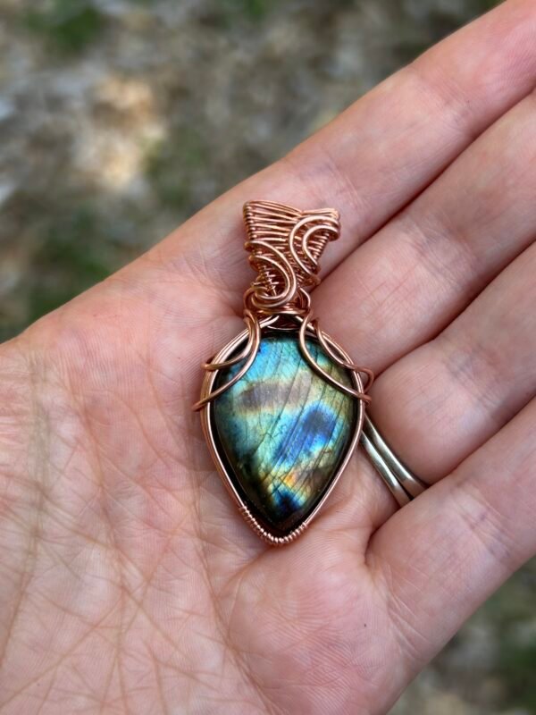 “Skipping Stones” - Labradorite Pendant