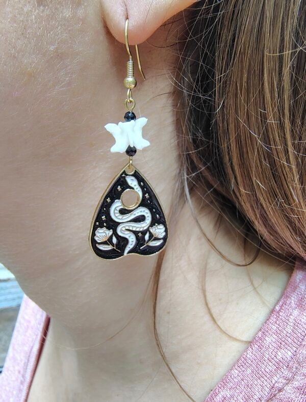 Serpent Planchette Earrings