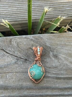img_2481 “Wavedancer” - Amazonite & Aquamarine Pendant