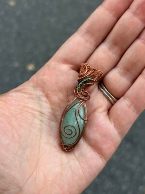 “Spearmint” - Green Adventurine Pendant